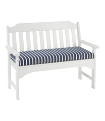 L.L.BeanCasco Bay All-Weather Bench Cushion, Stripe