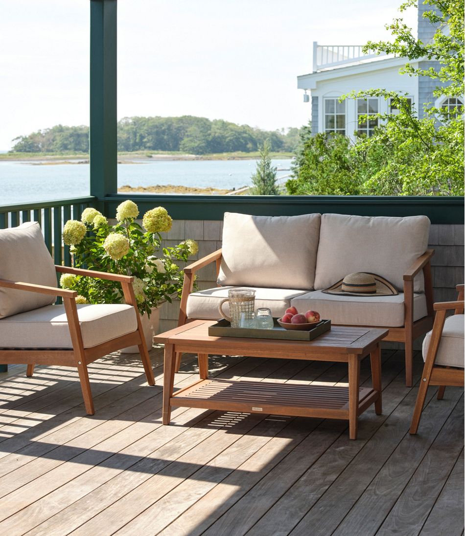 L.L.BeanEucalyptus 4-Piece Patio Set