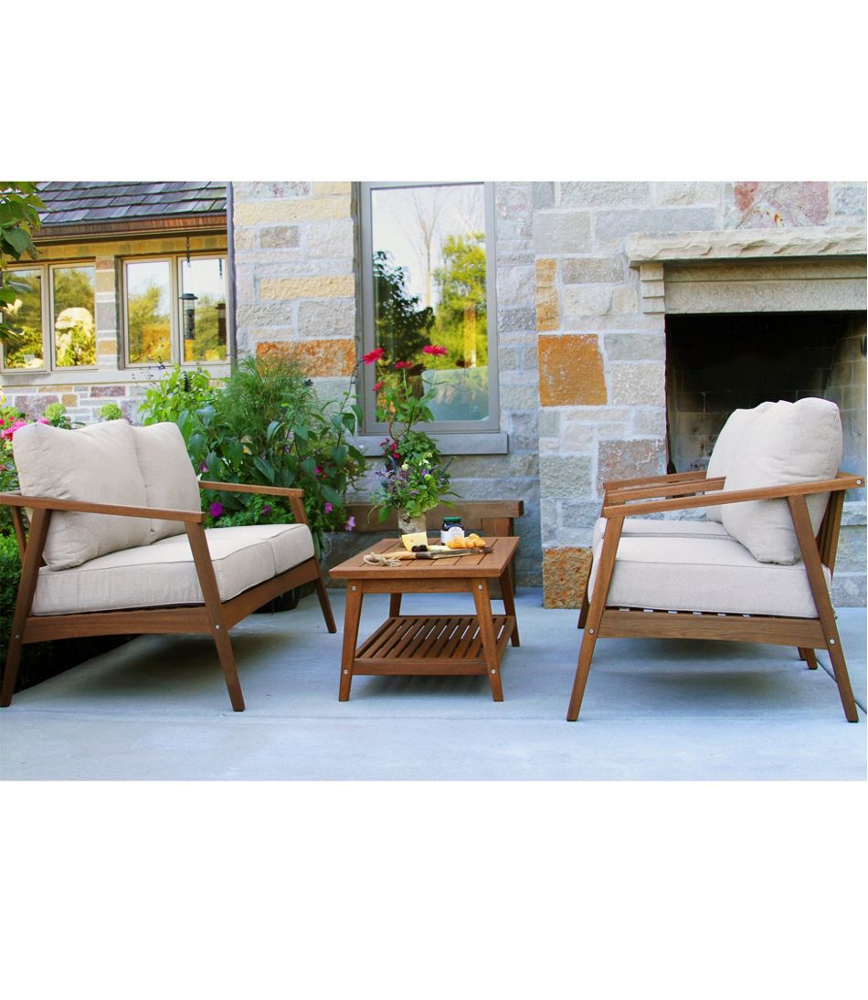 L.L.BeanEucalyptus 4-Piece Patio Set