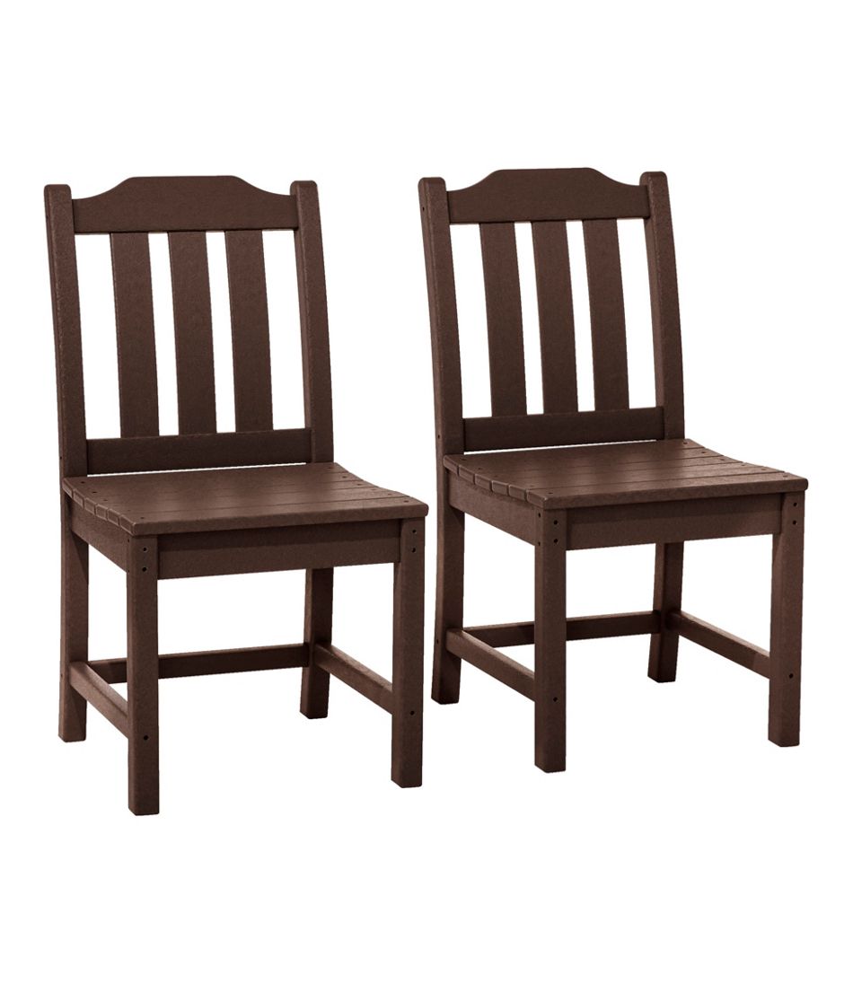 L.L.BeanAll-Weather Armless Chair, Set of Two