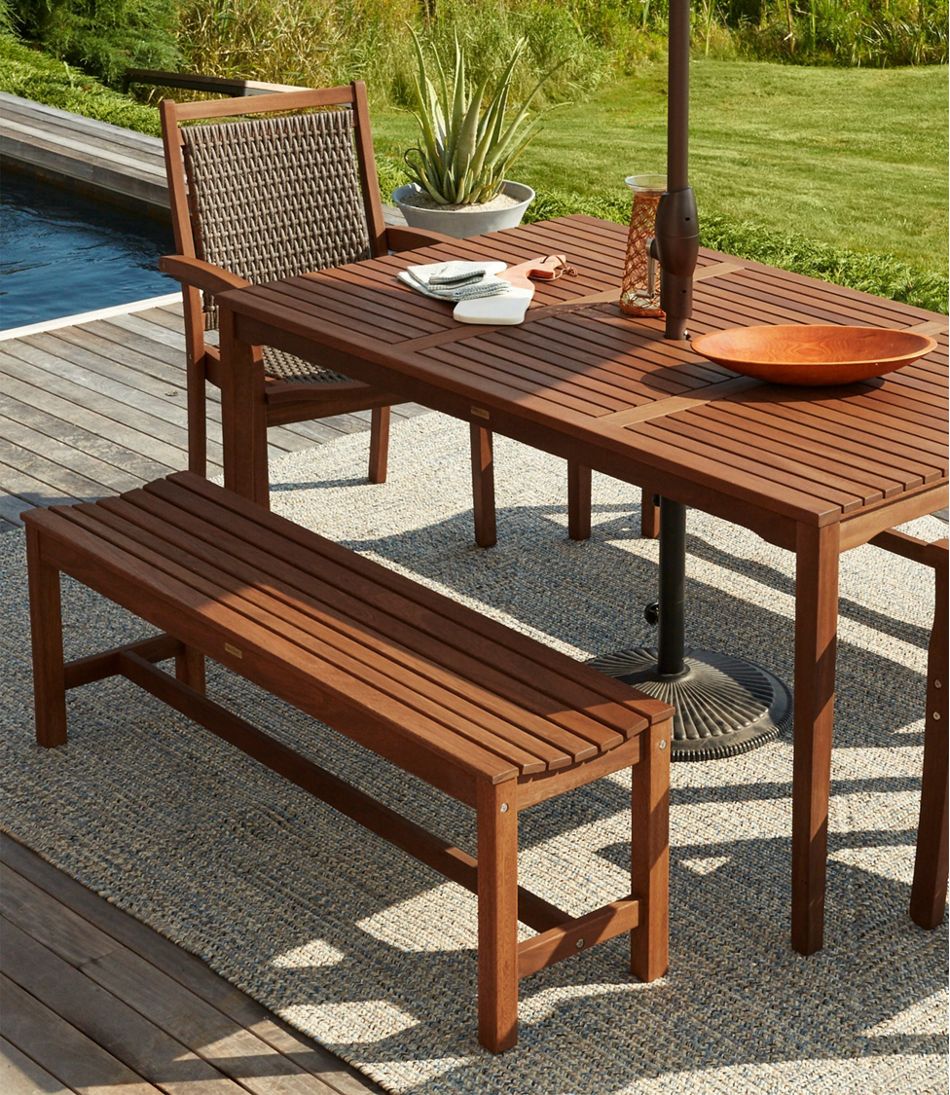 L.L.BeanEucalyptus Farmhouse Bench
