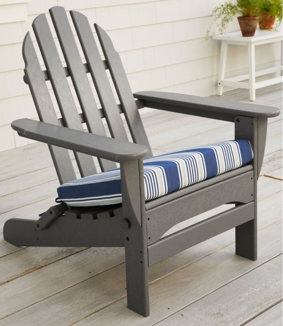 L.L.BeanCasco Bay Adirondack Chair Seat Cushion, Stripe