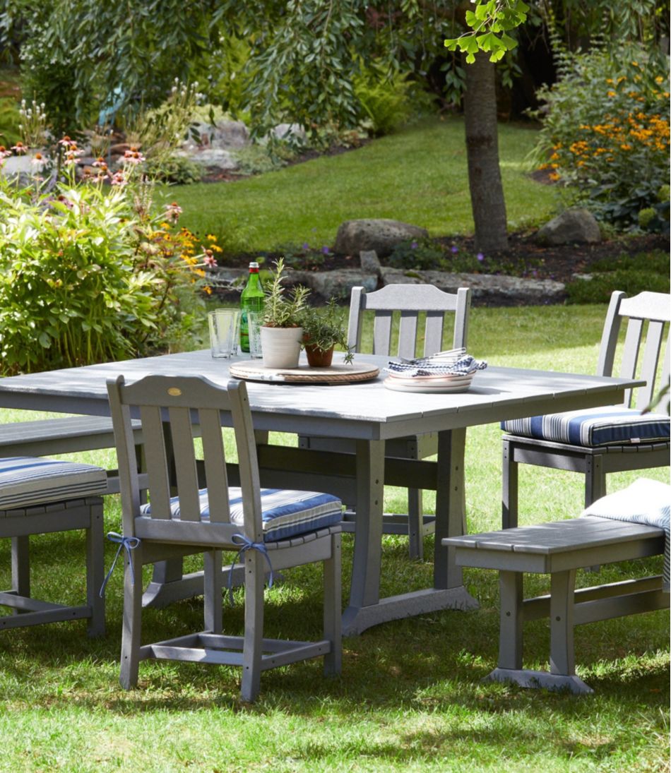 L.L.BeanCasco Bay Cushion for All-Weather Armless/Folding Chair, Stripe