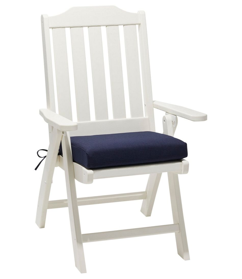 L.L.BeanAll Weather Folding/Armless Chair Textured Cushion