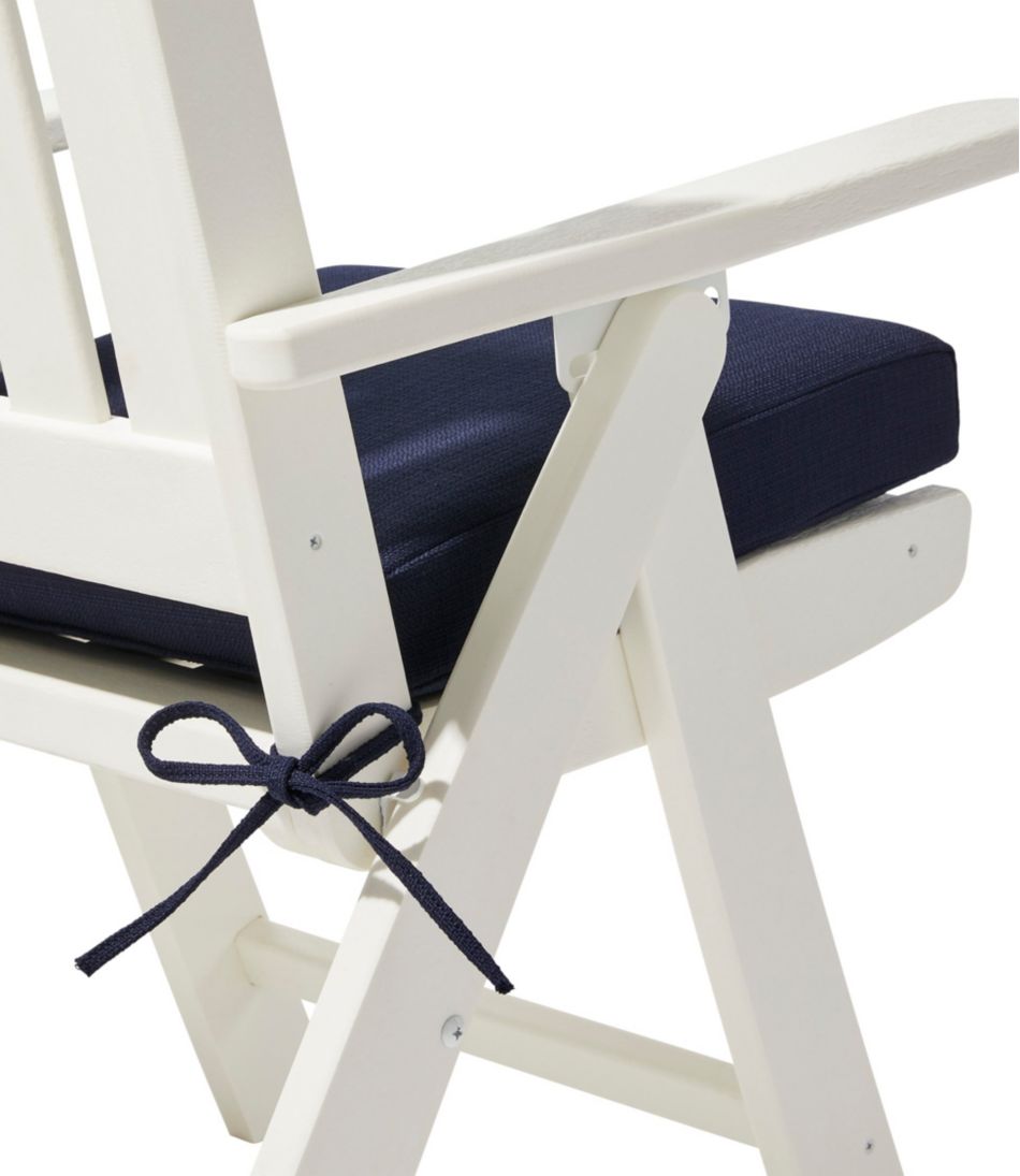 L.L.BeanAll Weather Folding/Armless Chair Textured Cushion
