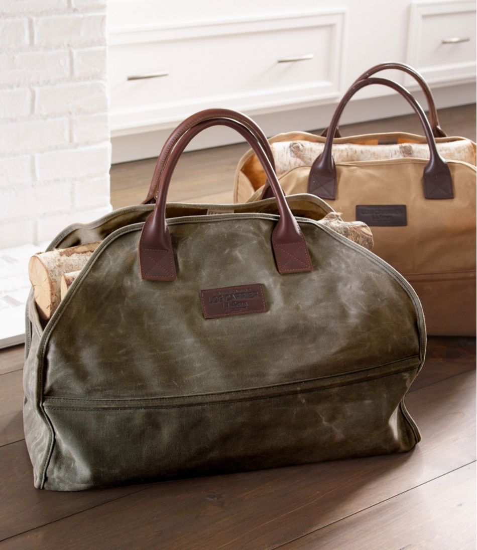 L.L.BeanWaxed-Canvas Log Carrier