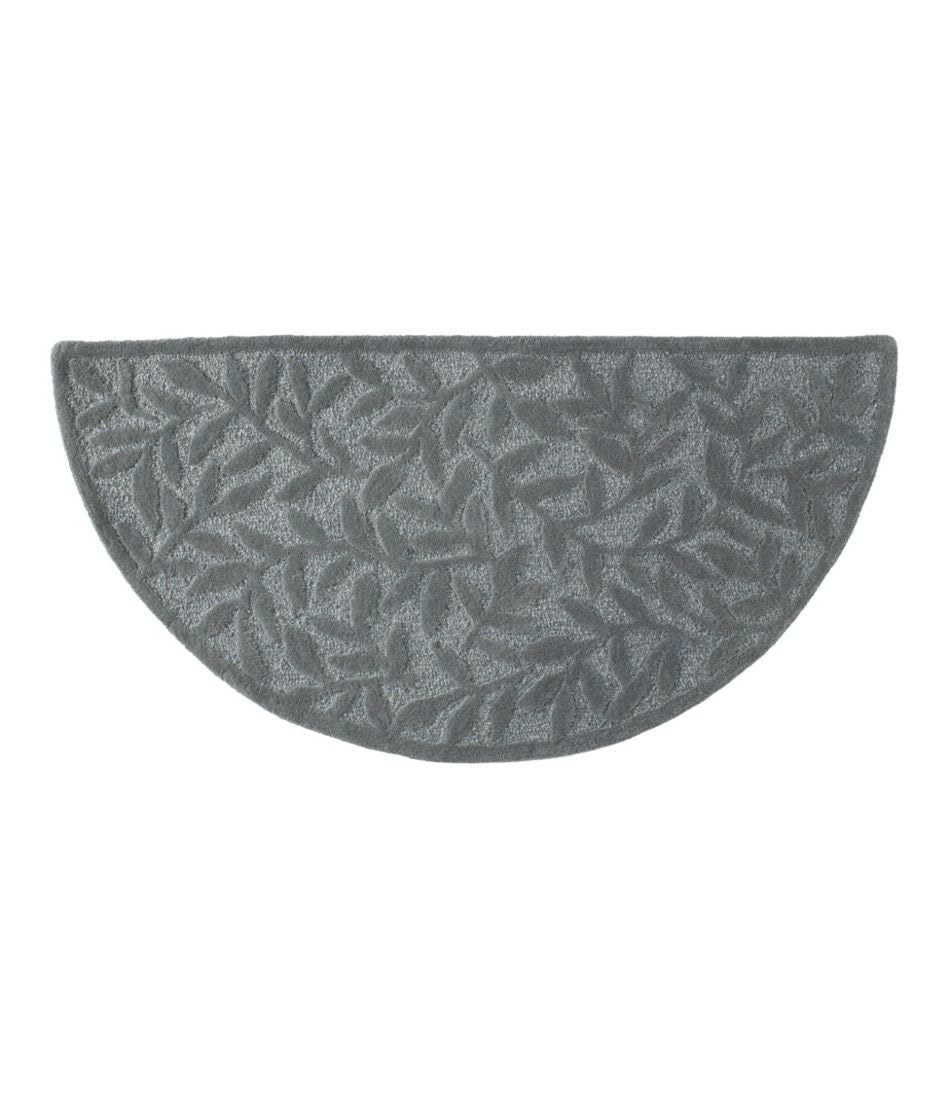 L.L.BeanWool Hearth Rug, Crescent, Leaf