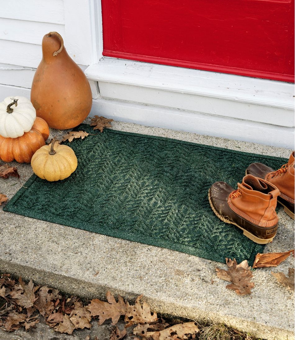 L.L.BeanEveryspace Recycled Waterhog Doormat, Trees