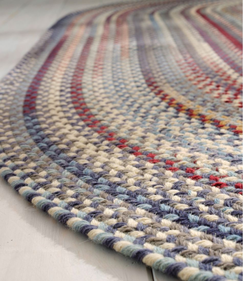 L.L.BeanBraided Wool Rug, Oval