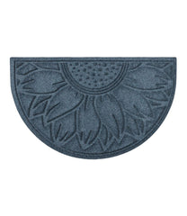 L.L.BeanEveryspace Recycled Waterhog Doormat, Half Round, Sunflower