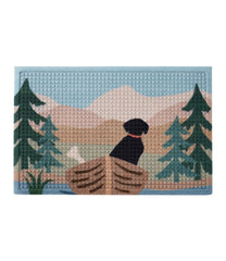 L.L.BeanPrinted Recycled Waterhog Doormat, Row Boats