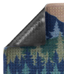 L.L.BeanPrinted Recycled Waterhog Doormat, Pine Trees