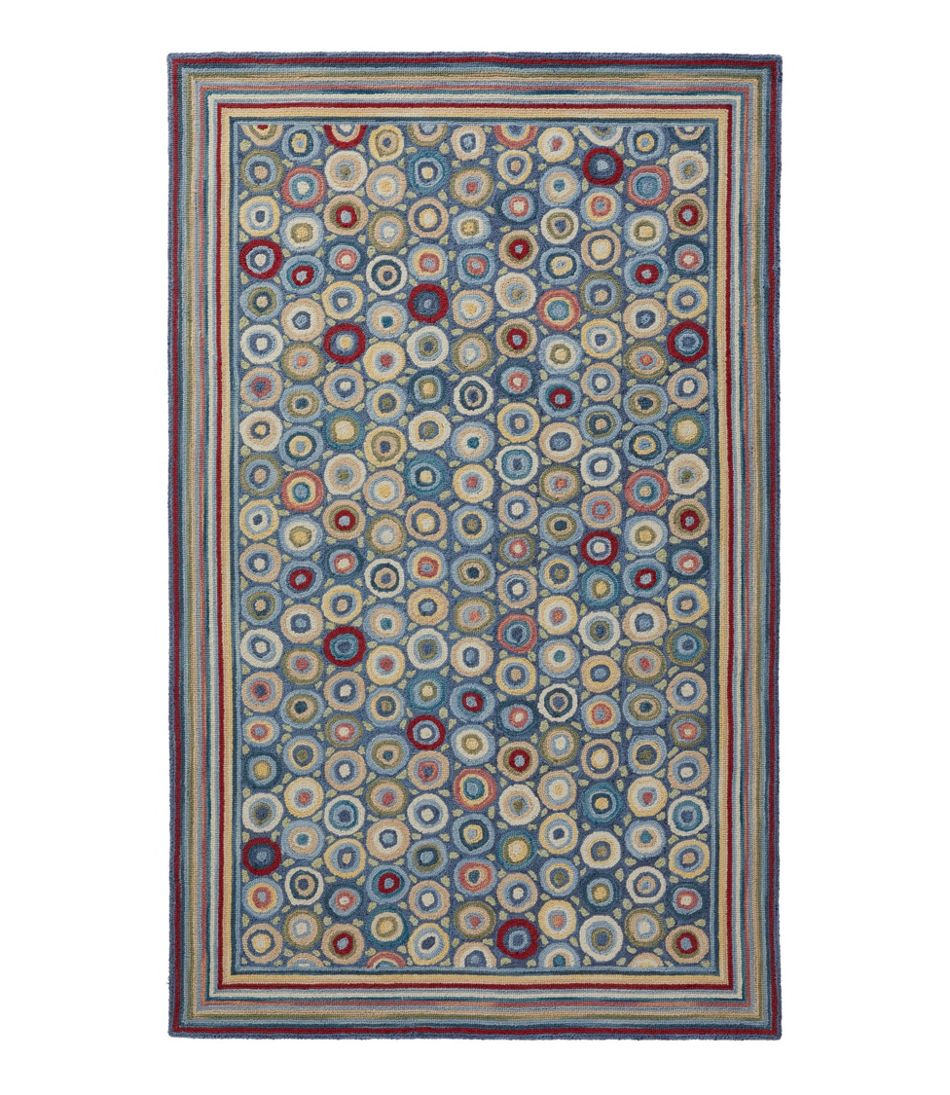 L.L.BeanBean's Wool Hooked Rug, Coins