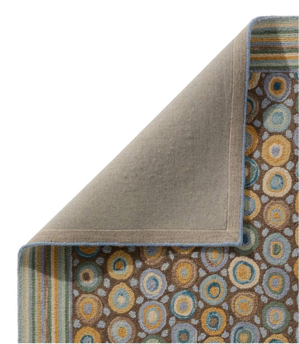 L.L.BeanBean's Wool Hooked Rug, Coins