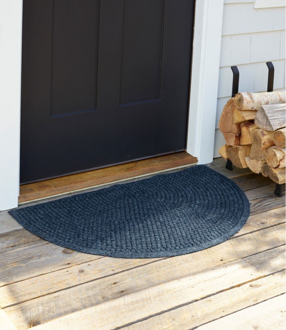L.L.BeanEveryspace Recycled Waterhog Doormat, Half Round