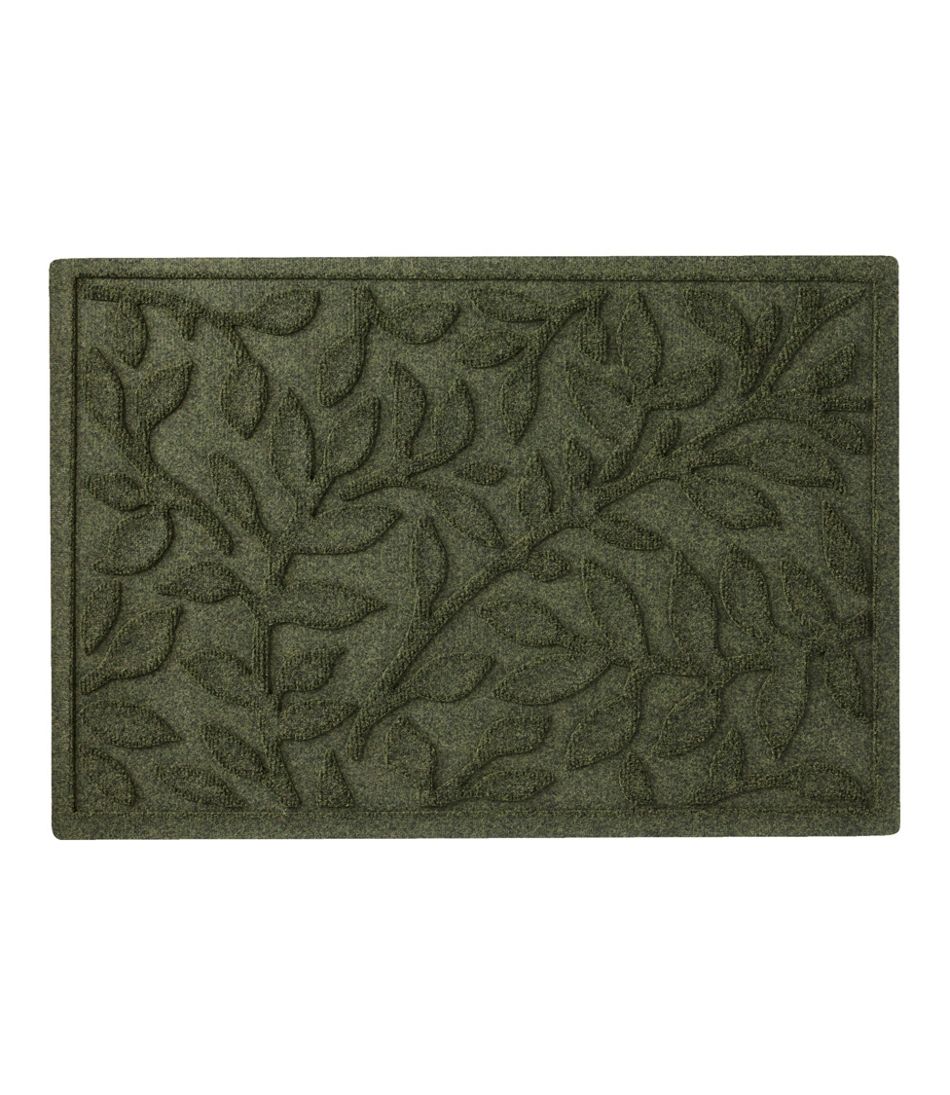 L.L.BeanHeavyweight Recycled Waterhog Doormat, Woodland Leaf