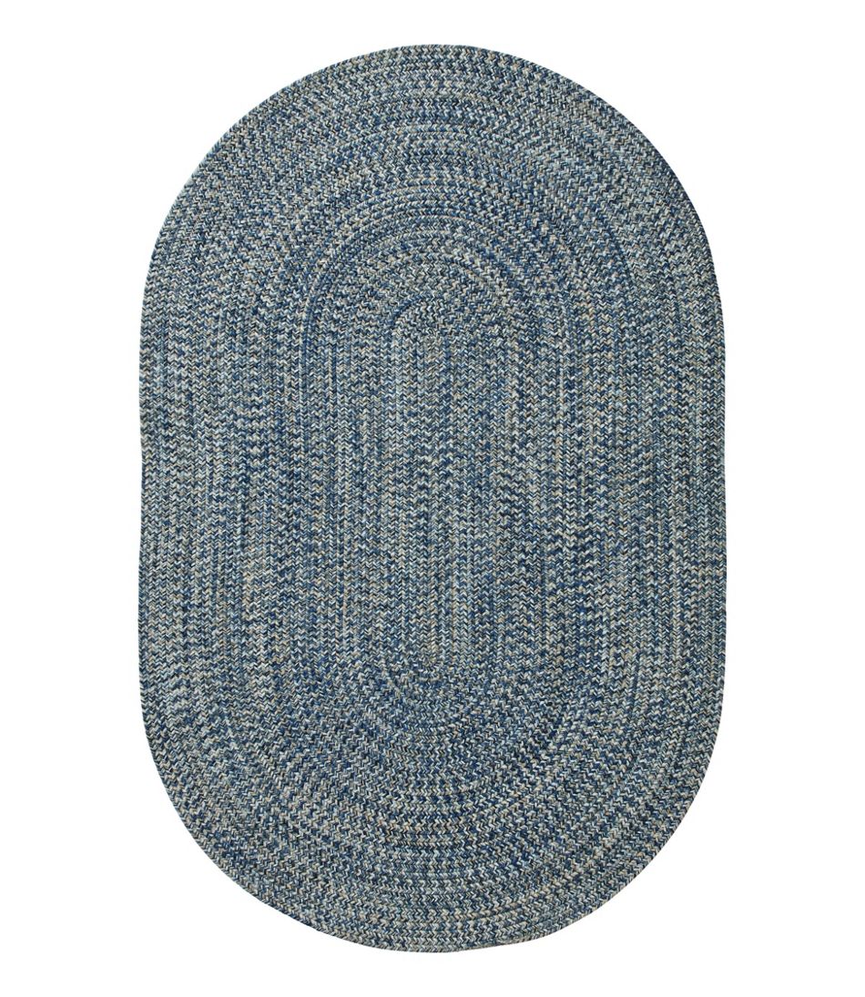 L.L.BeanAll-Weather Braided Rug, Concentric Pattern Oval