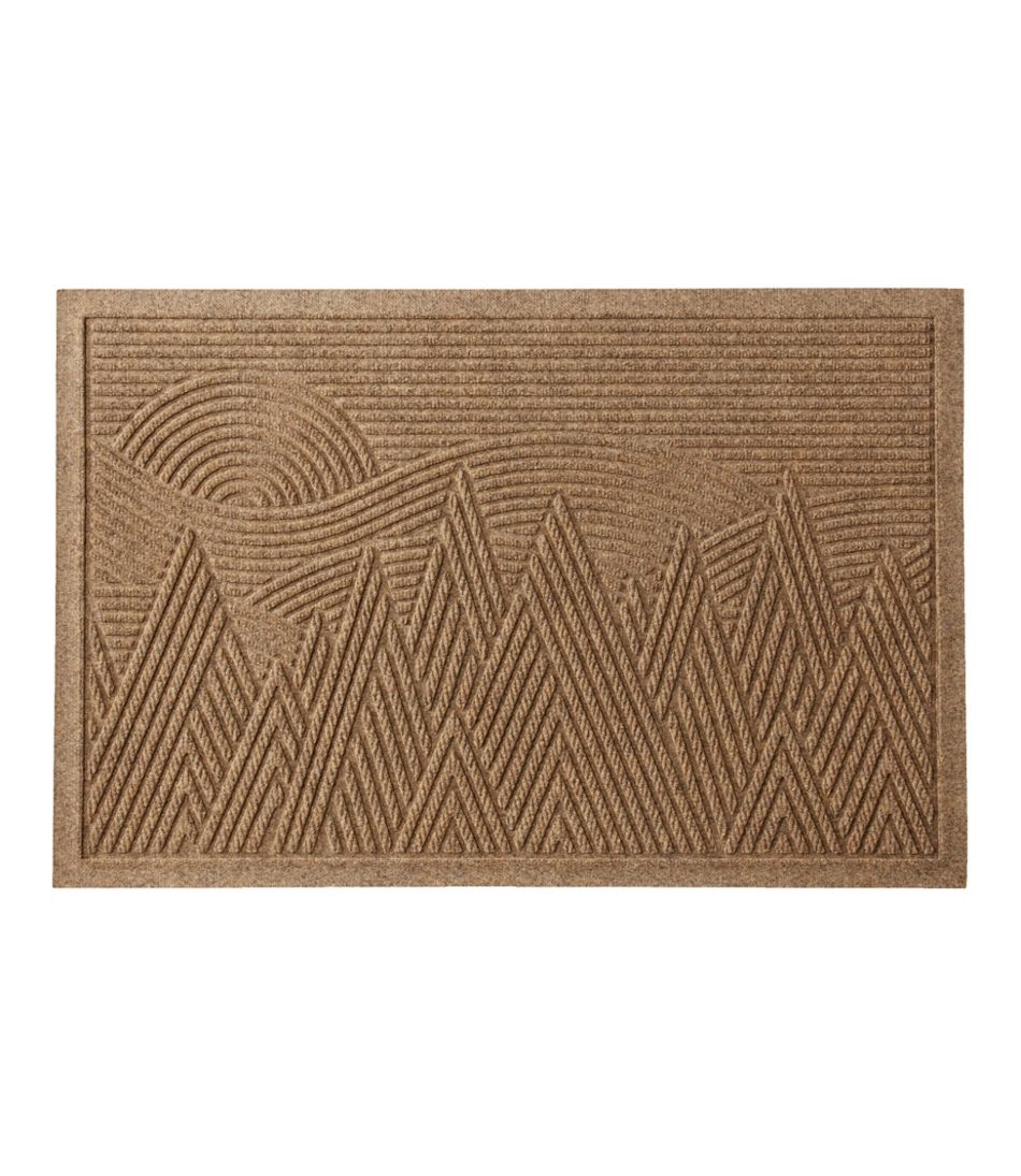 L.L.BeanEveryspace Recycled Waterhog Doormat, Mountain Scene