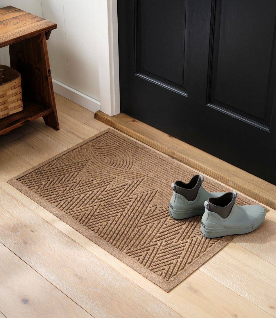 L.L.BeanEveryspace Recycled Waterhog Doormat, Mountain Scene