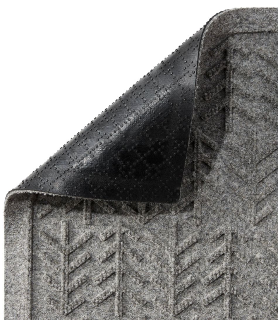 L.L.BeanEveryspace Recycled Waterhog Doormat, Half Round, Trees