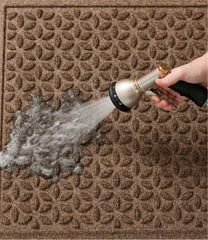 L.L.BeanHeavyweight Recycled Waterhog Doormat, Blooming Circles