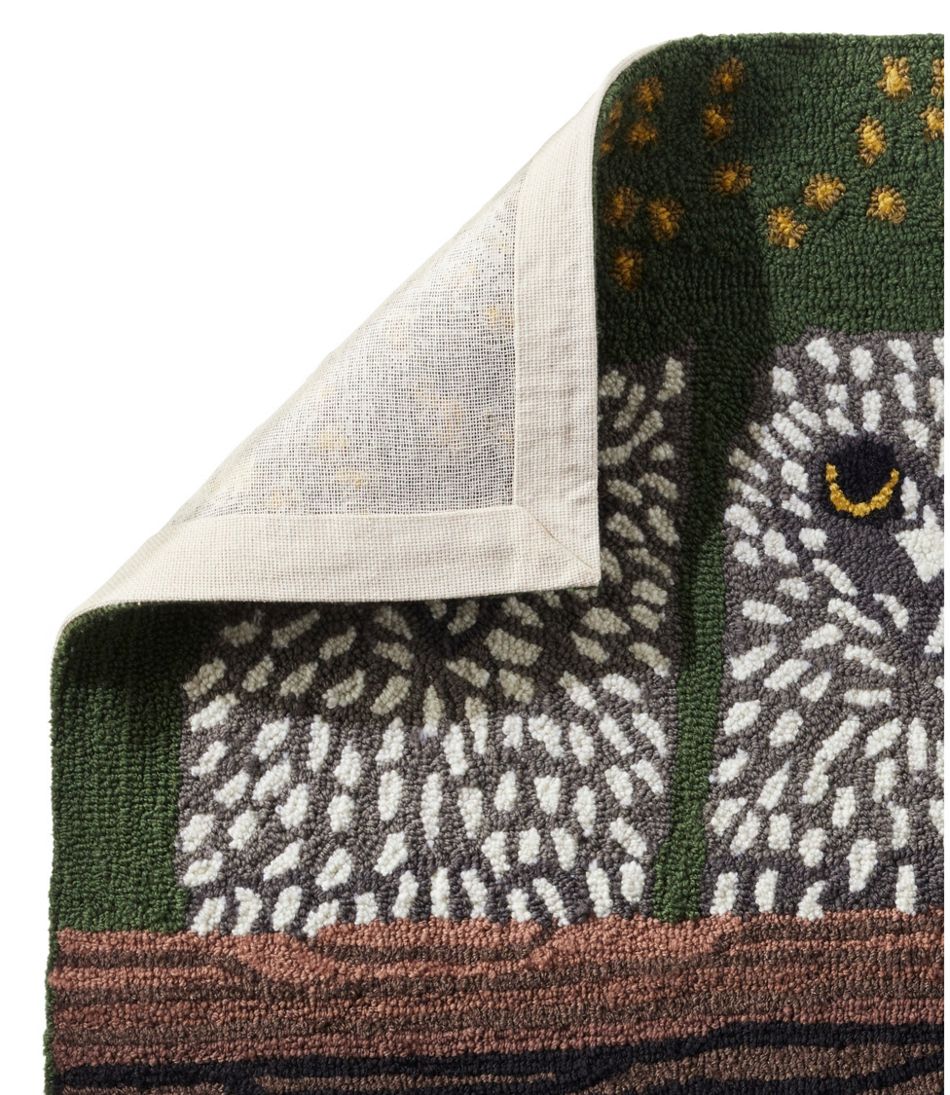 L.L.BeanIndoor/Outdoor Vacationland Rug, Owls