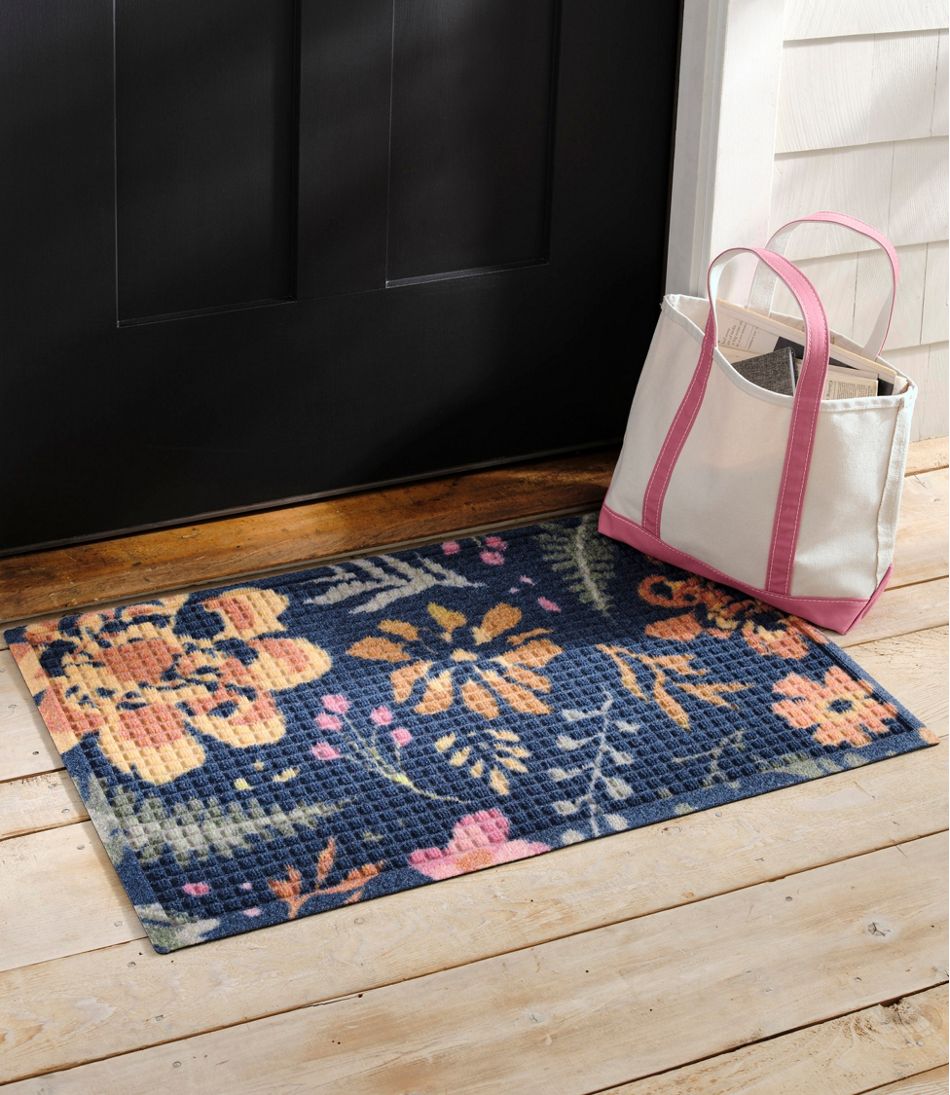 L.L.BeanPrinted Recycled Waterhog Doormat, Floral
