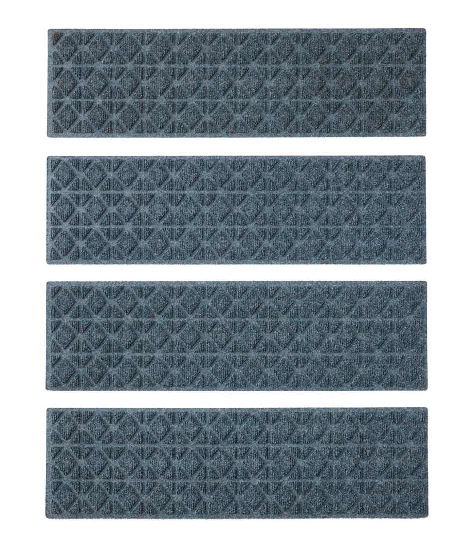 L.L.BeanEveryspace Recycled Waterhog Mat, Stair Treads, Set of Four, Tiles