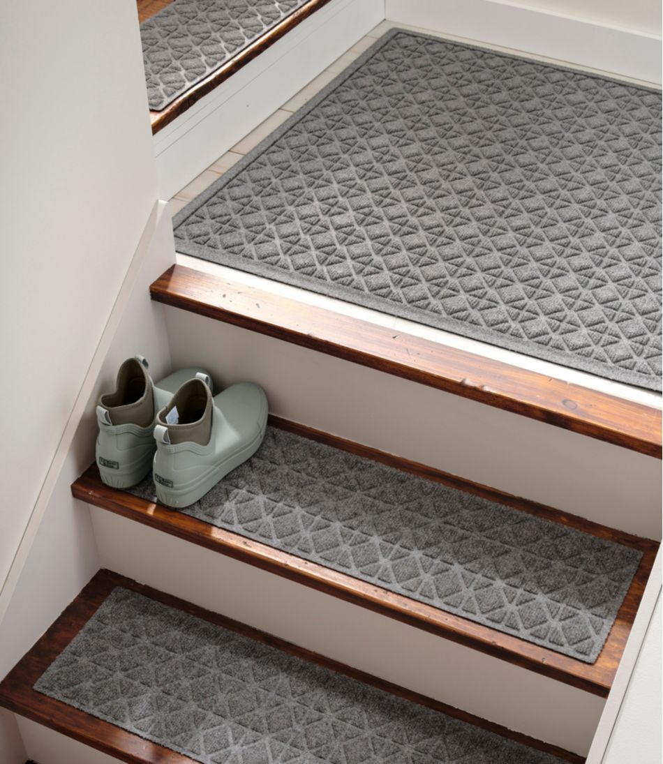 L.L.BeanEveryspace Recycled Waterhog Mat, Stair Treads, Set of Four, Tiles