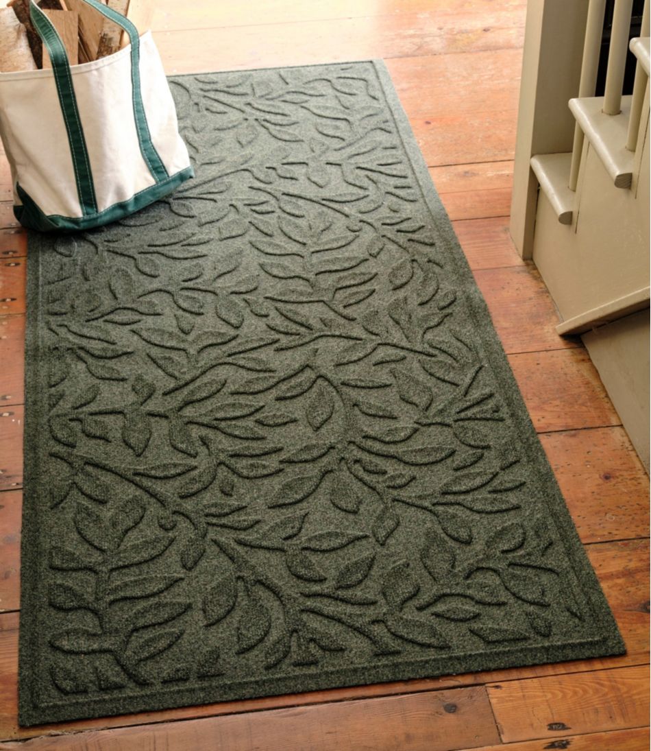 L.L.BeanHeavyweight Recycled Waterhog Mat Runner, Woodland Leaf