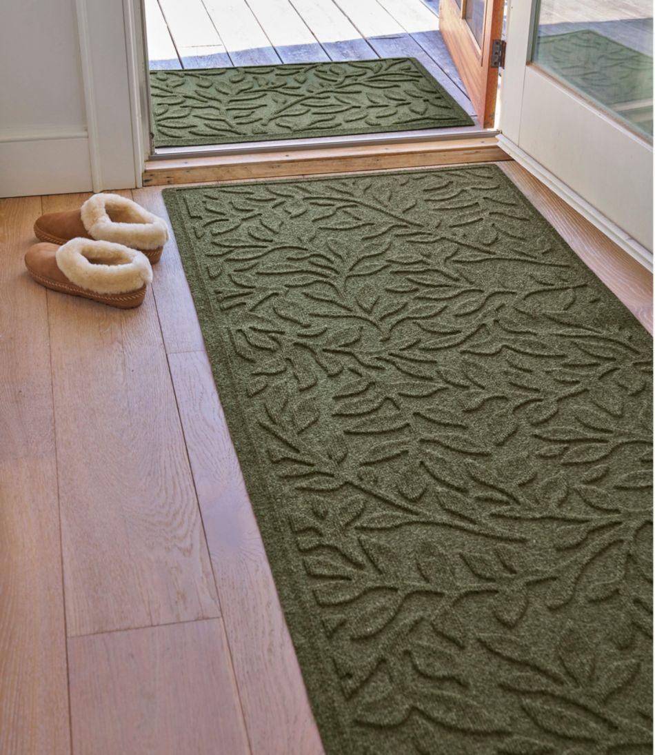L.L.BeanHeavyweight Recycled Waterhog Mat Runner, Woodland Leaf