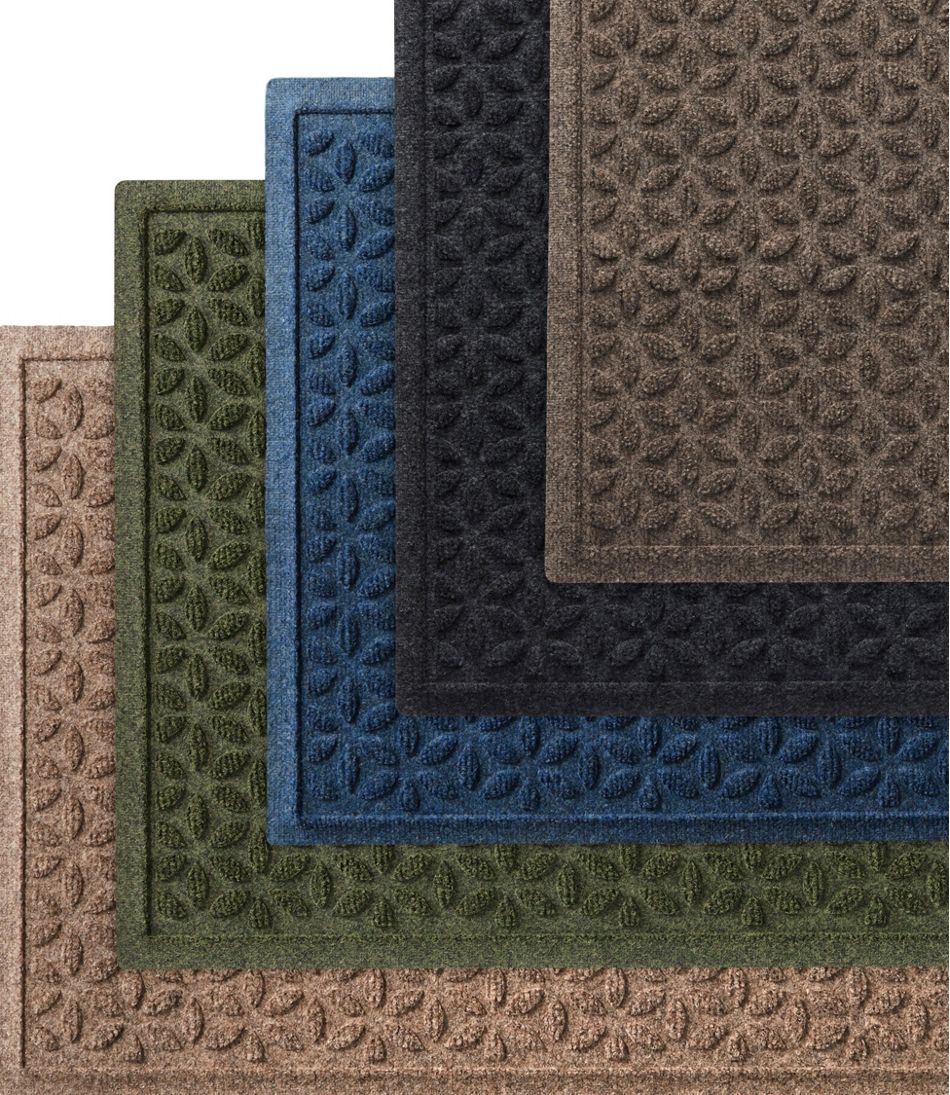 L.L.BeanHeavyweight Recycled Waterhog Mat Runner, Blooming Circles