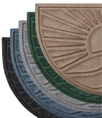 L.L.BeanEveryspace Recycled Waterhog Doormat, Half Round, Sunrise