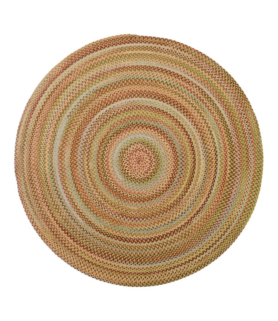 L.L.BeanBraided Wool Rug, 6' Diam.