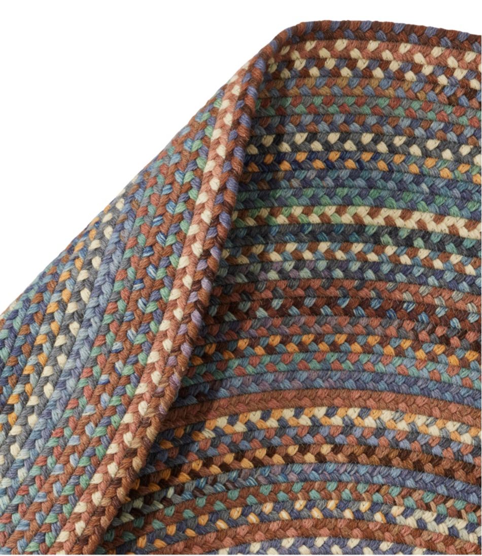 L.L.BeanBraided Wool Rug, 6' Diam.