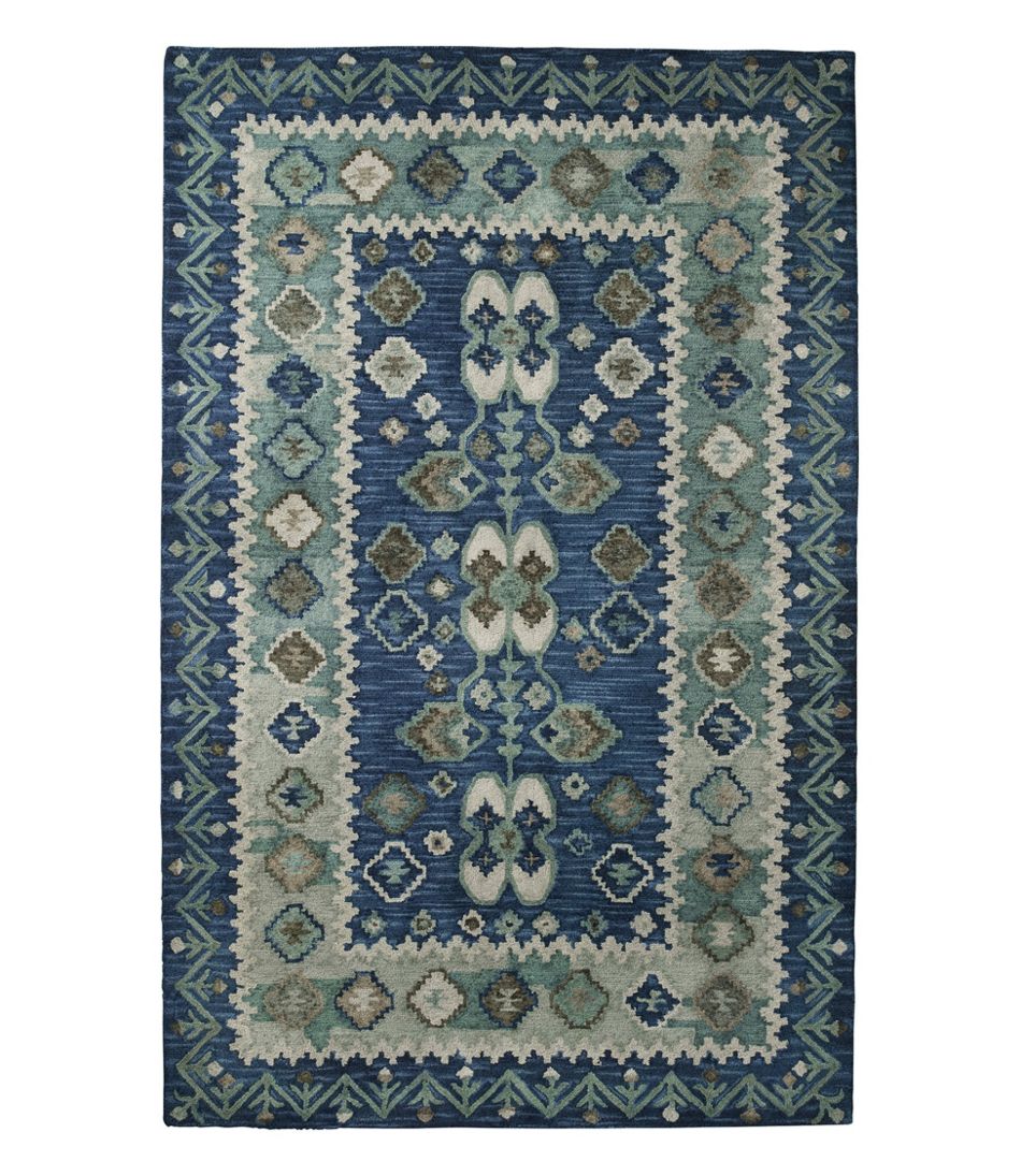 L.L.BeanDouble Border Wool Hooked Rug