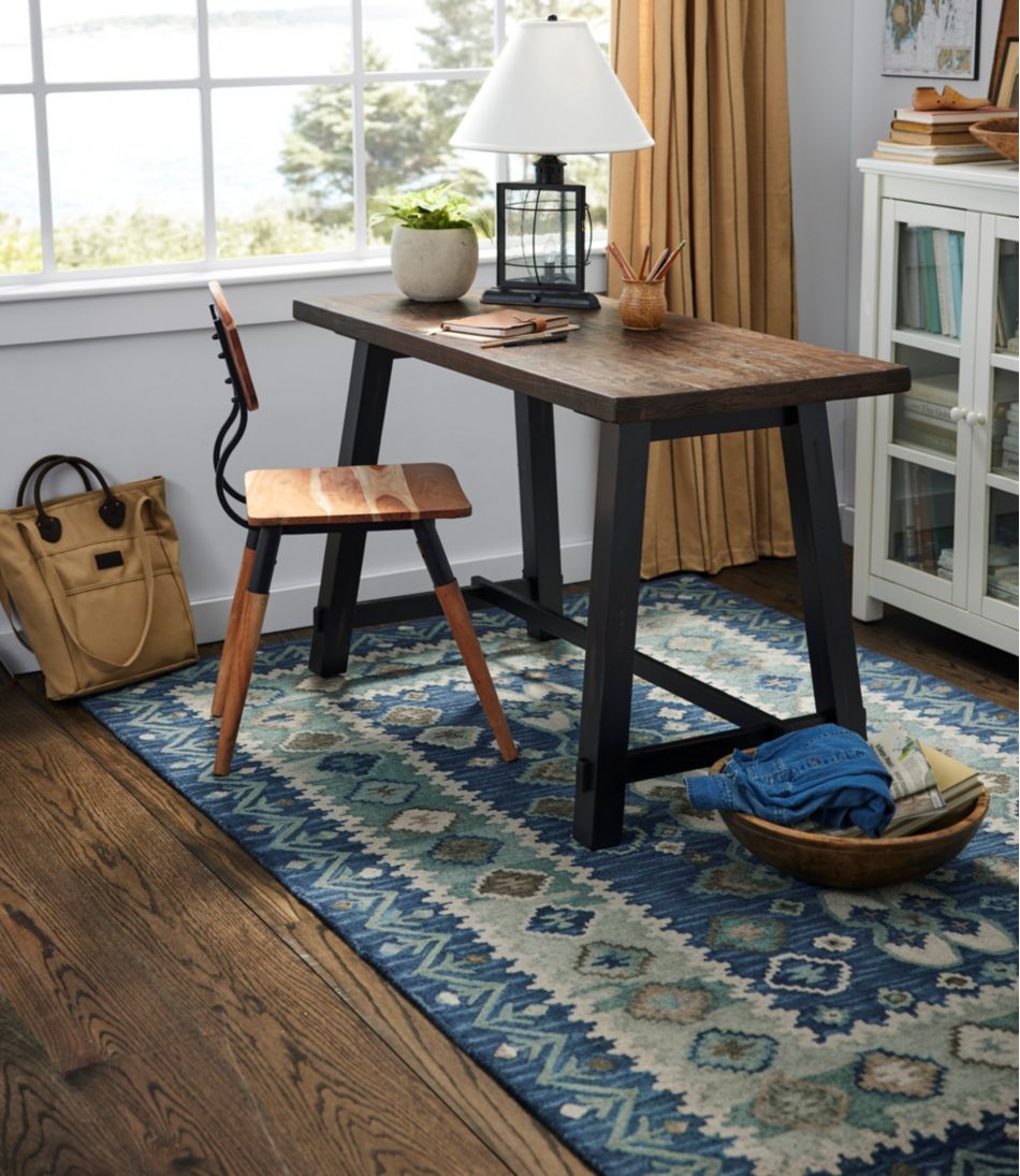 L.L.BeanDouble Border Wool Hooked Rug
