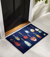 L.L.BeanIndoor/Outdoor Vacationland Rug, Buoys