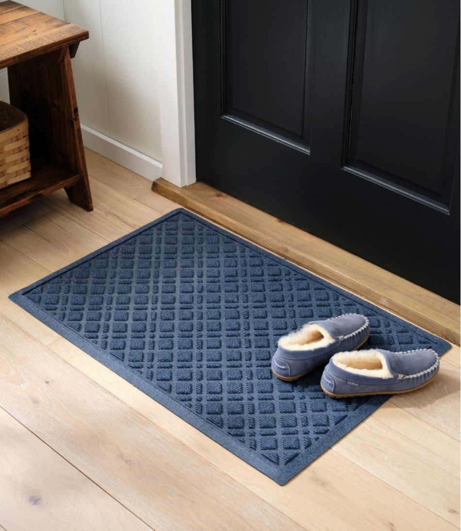L.L.BeanHeavyweight Recycled Waterhog Doormat, Plaid