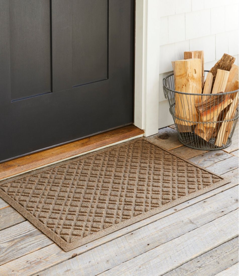 L.L.BeanHeavyweight Recycled Waterhog Doormat, Plaid
