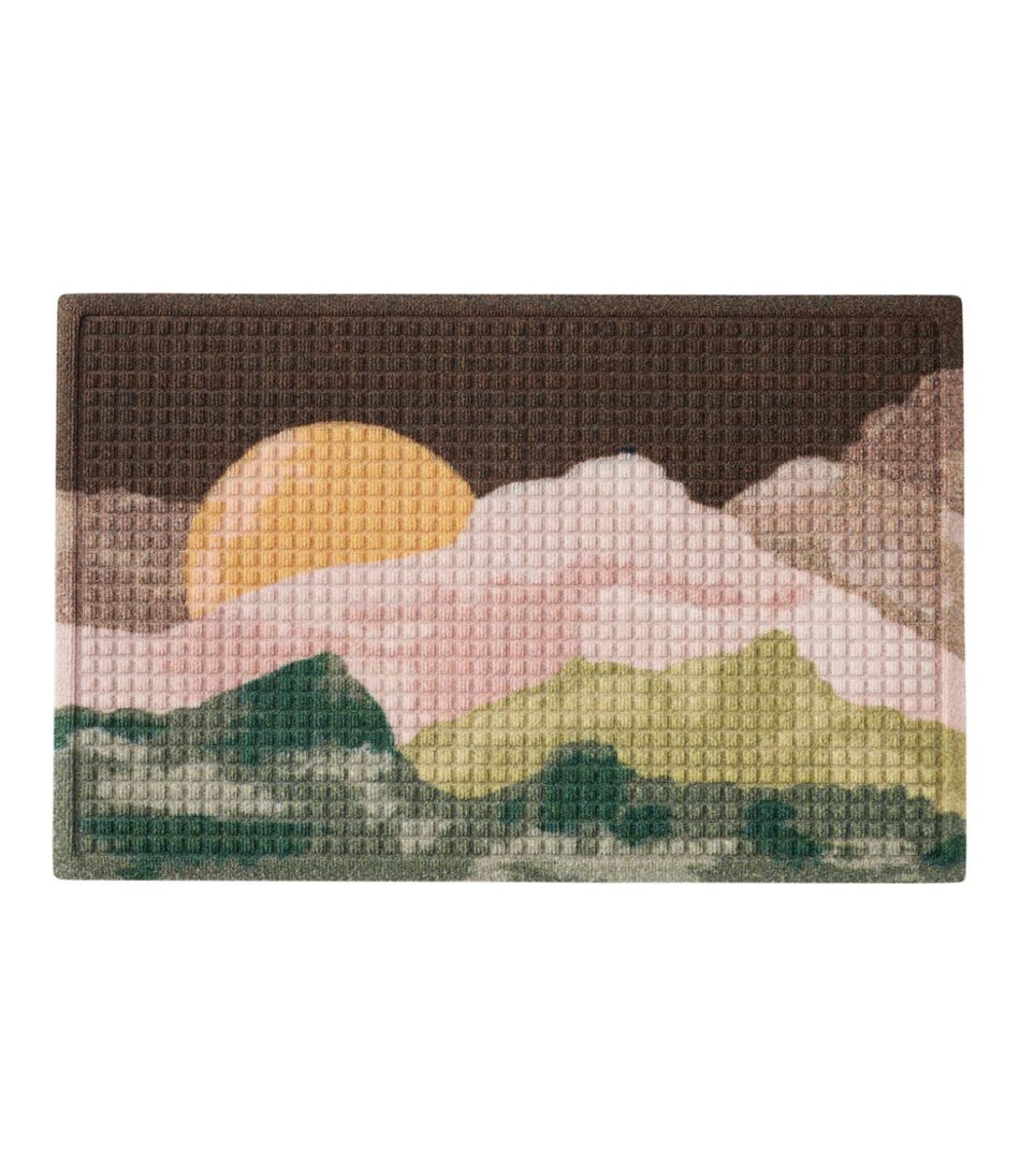 L.L.BeanPrinted Recycled Waterhog Doormat, Sunset