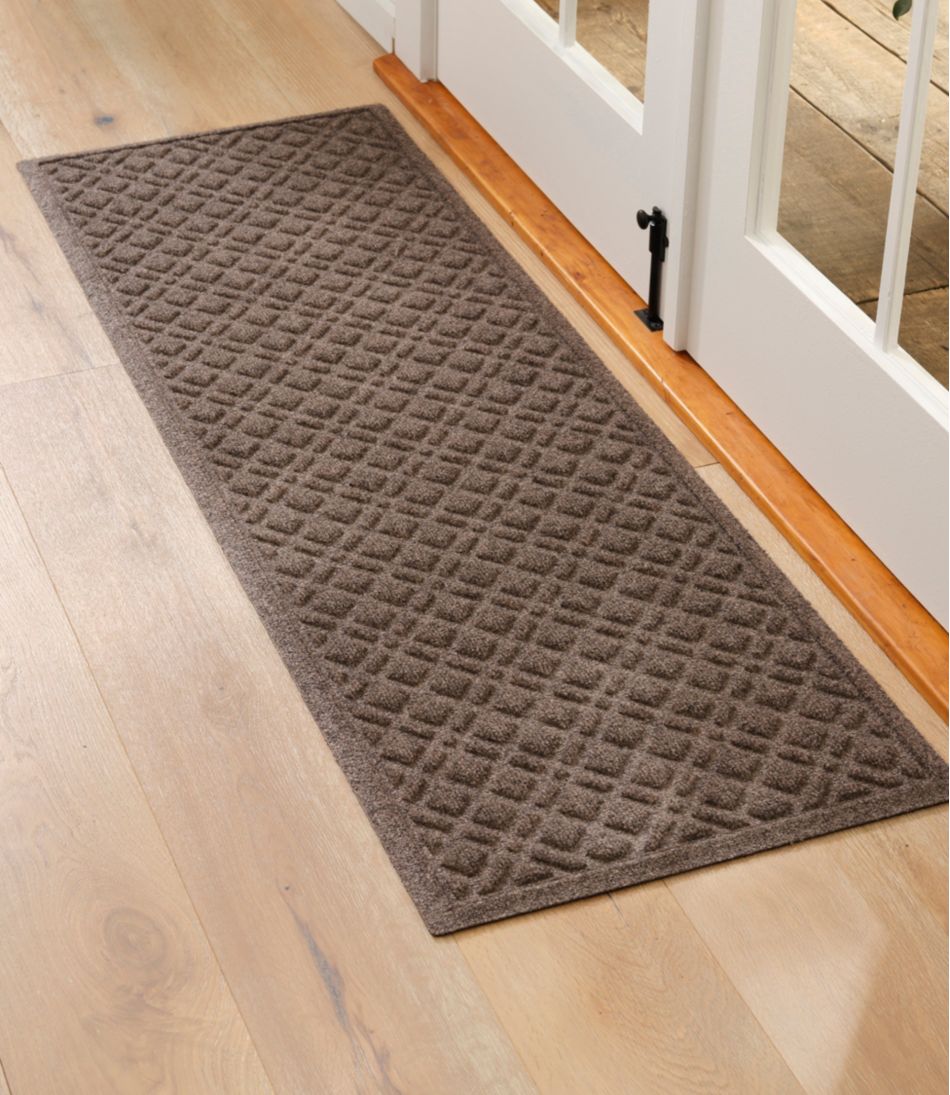 L.L.BeanHeavyweight Recycled Waterhog Mat, Runner, Plaid