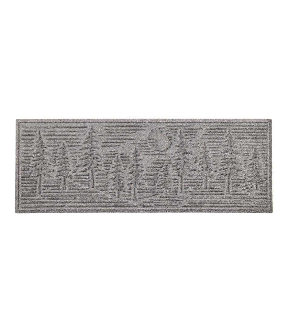 L.L.BeanEveryspace Recycled Waterhog Wide Doormat, Pine Trees