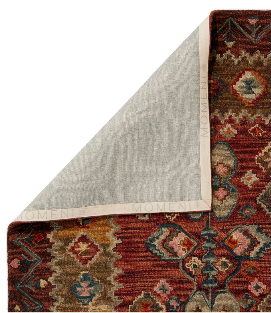 L.L.BeanDouble Border Wool Hooked Rug, Sienna Multi