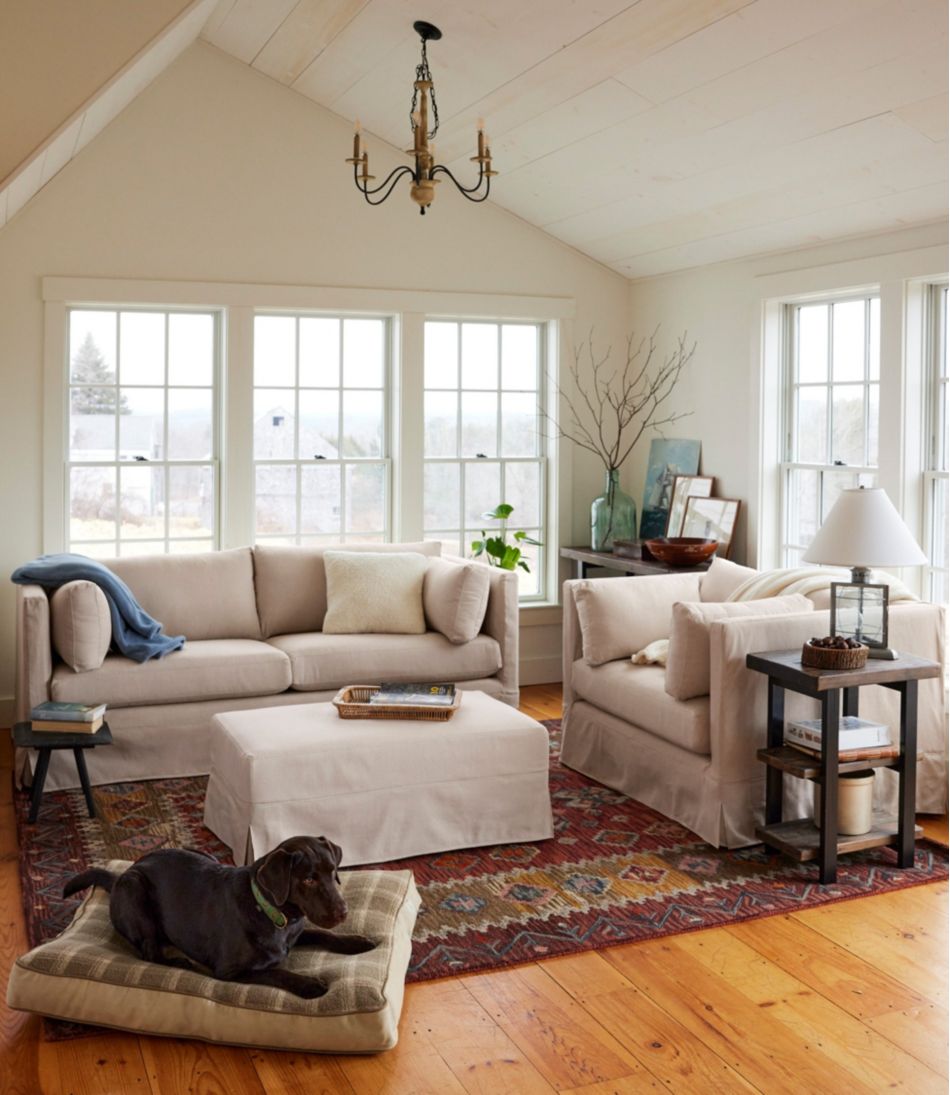 L.L.BeanDouble Border Wool Hooked Rug, Sienna Multi