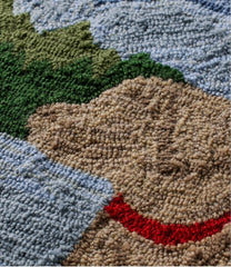L.L.BeanIndoor/Outdoor Vacationland Rug, Mountain Dogs