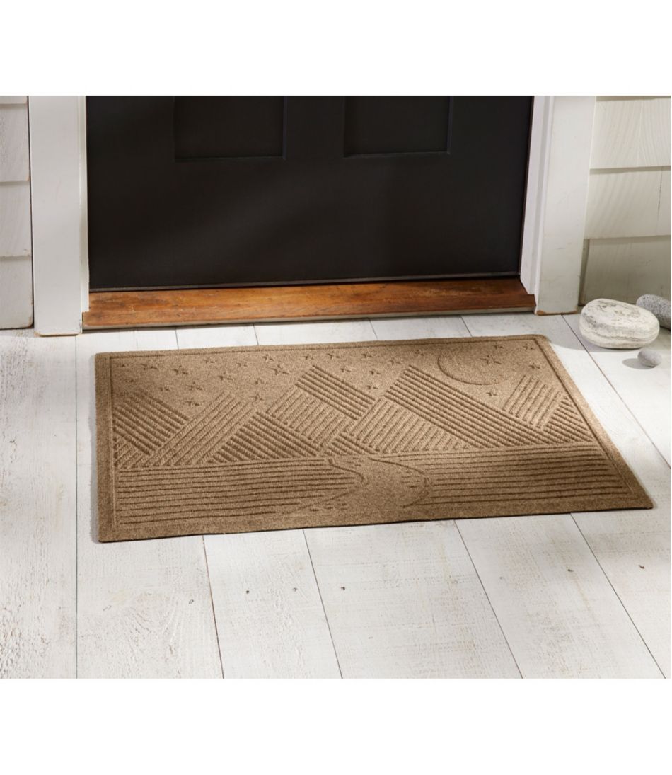 L.L.BeanEveryspace Recycled Waterhog Doormat, Twilight Mountain Range