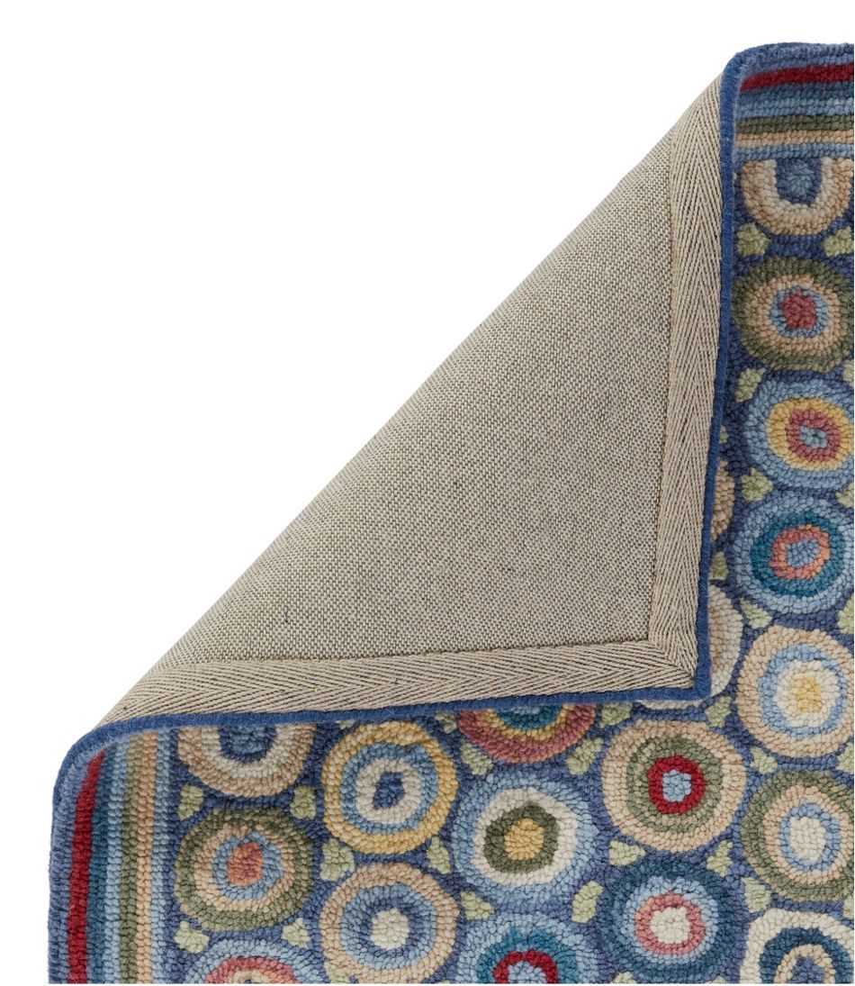 L.L.BeanBean's Wool Hooked Runner, Coins
