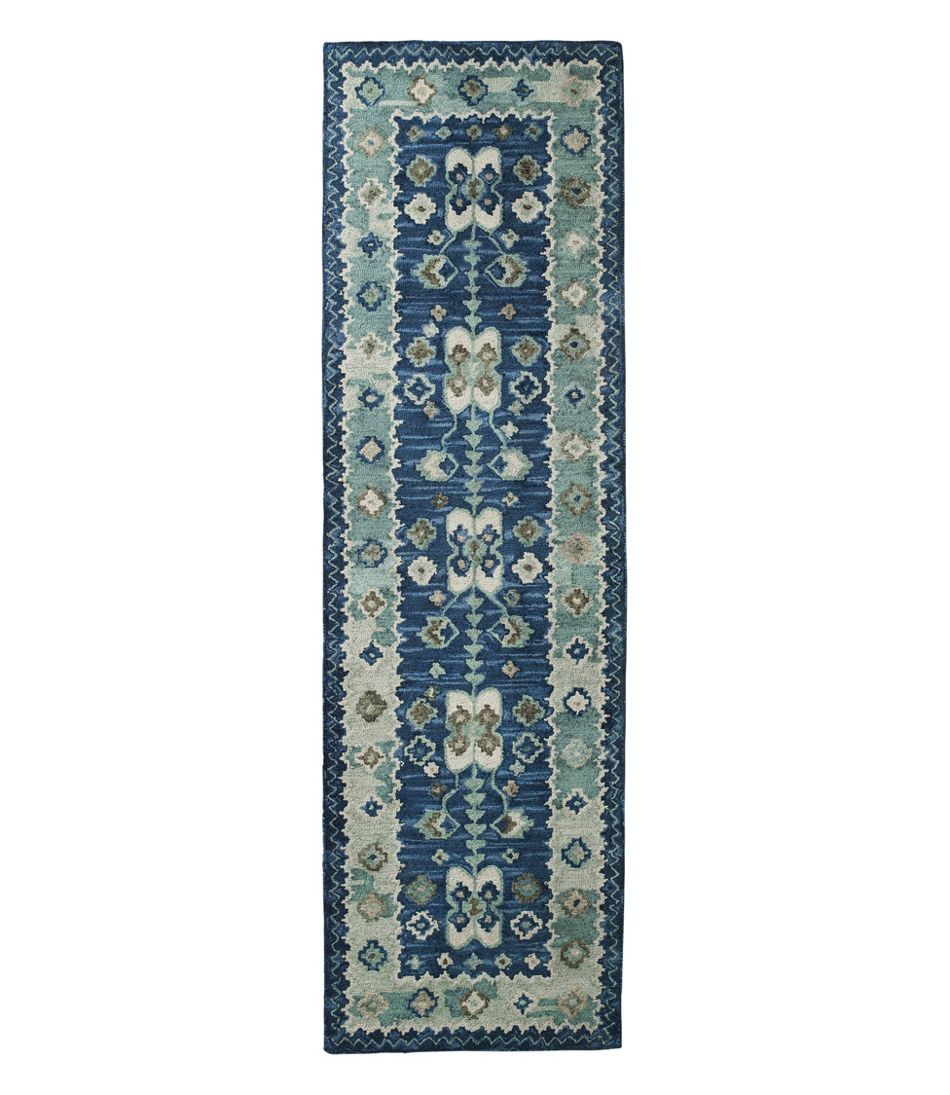 L.L.BeanDouble Border Wool Hooked Runner