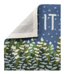 L.L.BeanIndoor/Outdoor Vacationland Runner, Frosted Trees